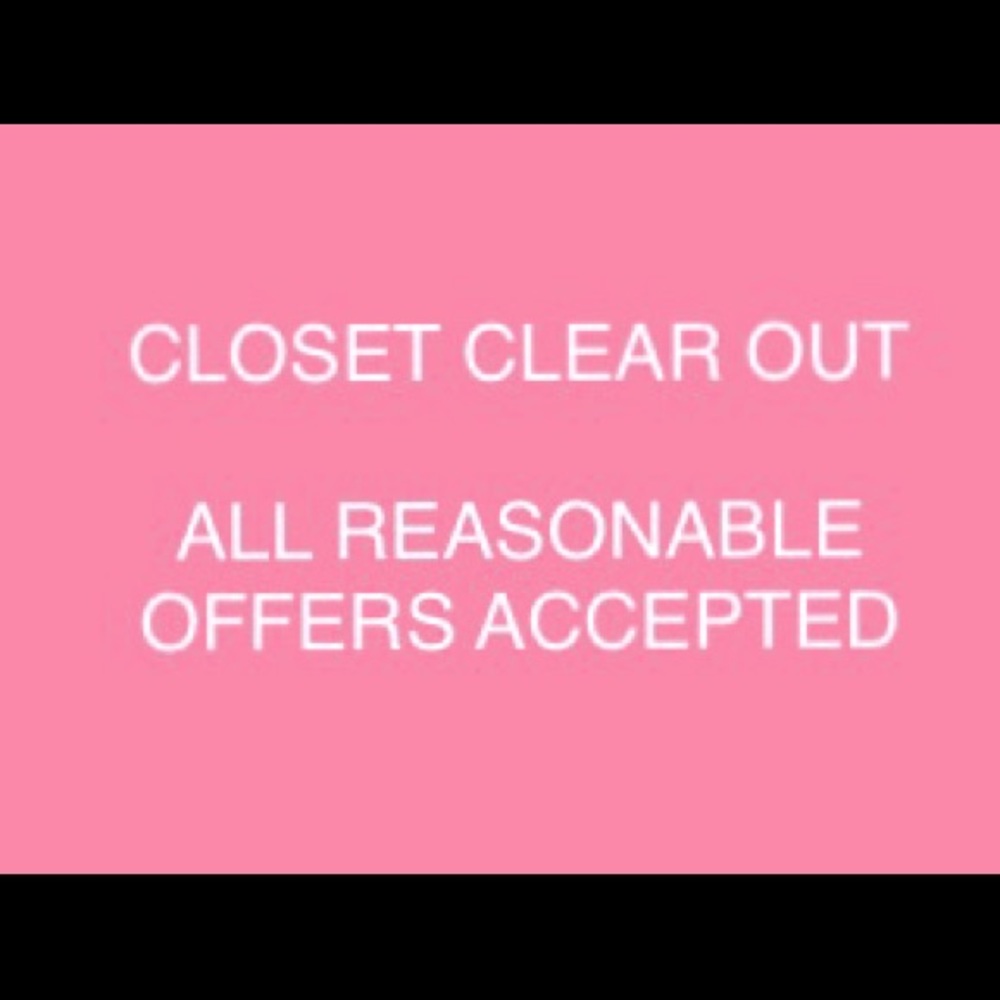 CLOSET CLEAR OUT